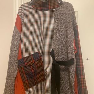 Zara plaid top